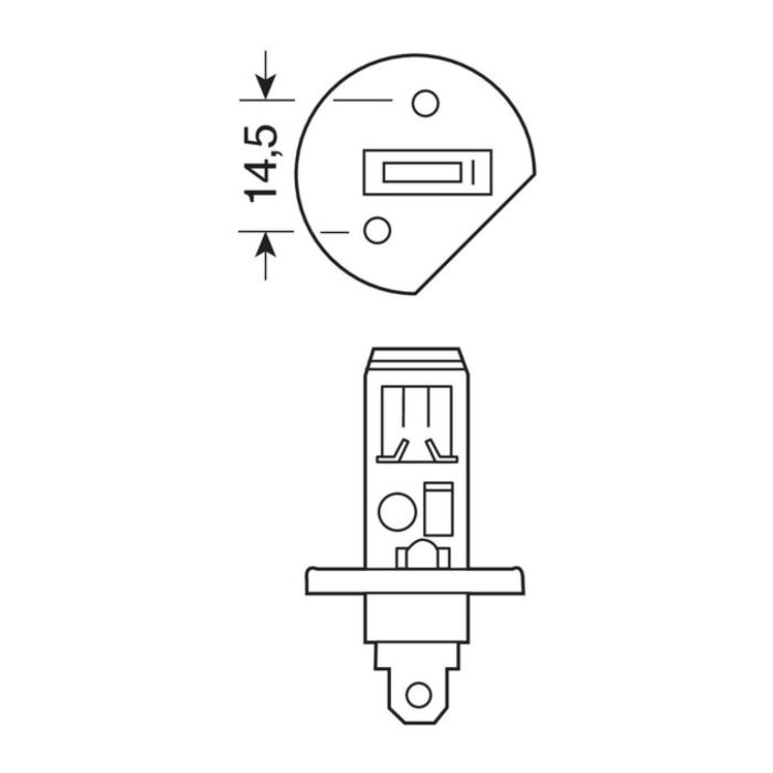 Lampada H1 12v 55w