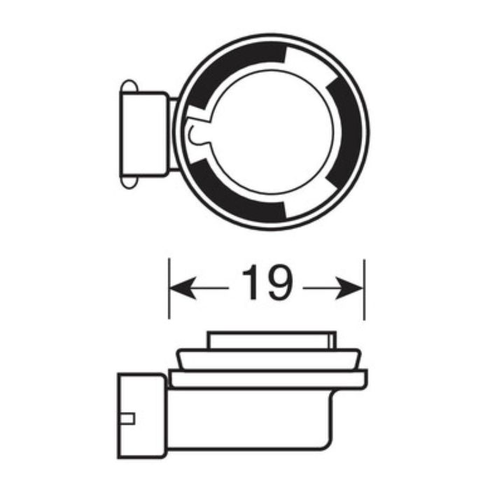 Lampada H11 12v 55w Pgj19-2