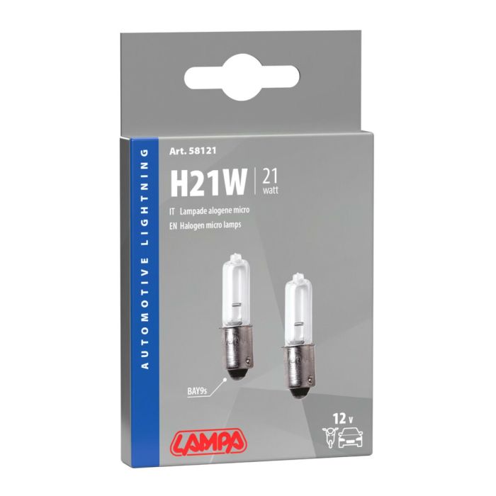 Paar-Lampe. 12V. Bucht 9s 21w Nd