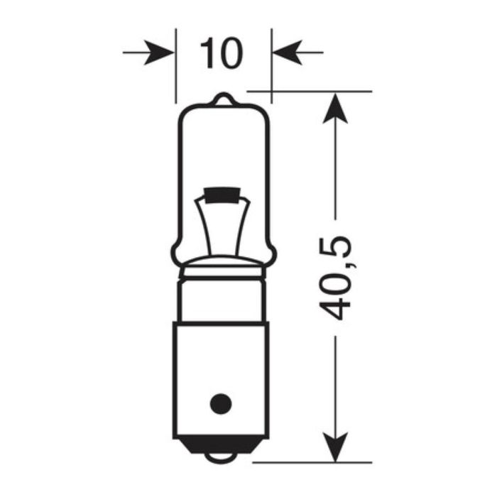 Paar-Lampe. 12V. Bucht 9s 21w Nd