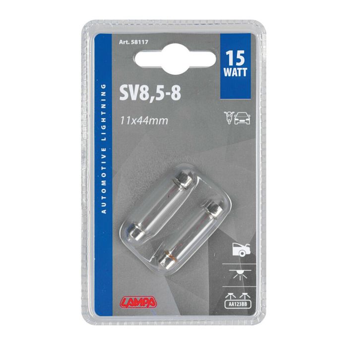 Par Lamp.tubol.15w sv8,5 11x44 nd
