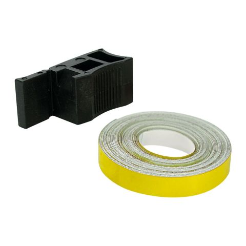 Yellow reflective wheel profile with adapter