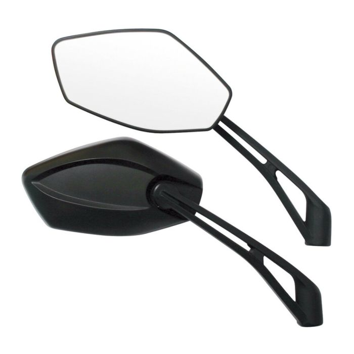 Coppia Di Specchi Omologati Lampa Infinity Filettatura 10mm