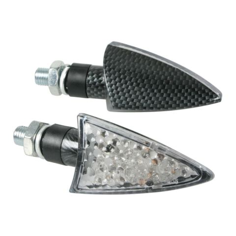 Paire de flèches LED Lampa approuvé Mod Spike 12V Carbon Look