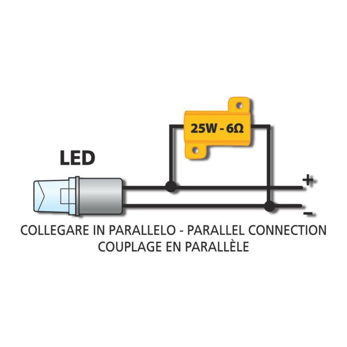 Resistenza Cementata Con Connettori Rapidi Lampa