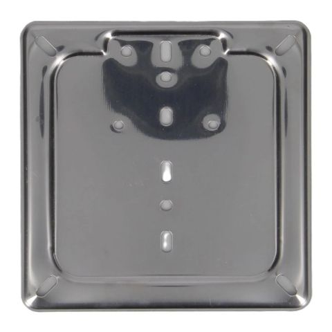 Porta Targa Moto Cromato Nuovo C.d.s.