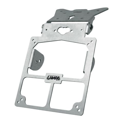 Uni verstellbarer Kennzeichenhalter. Aluminium