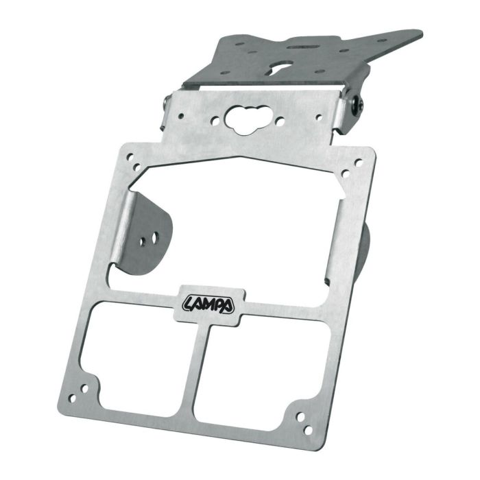 Soporte de matrícula uni ajustable. Aluminio