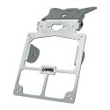 Soporte de matrícula uni ajustable. Aluminio