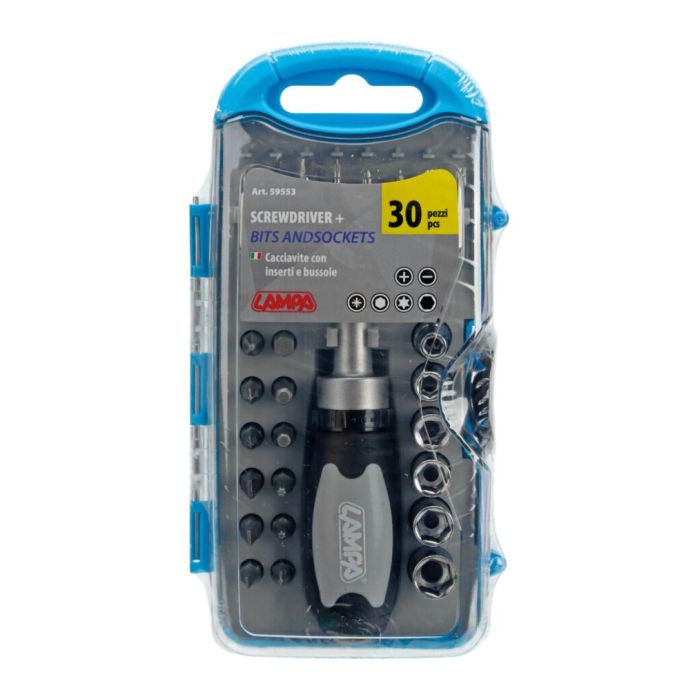 Set mit 30 Stück, Bits und Zirkel