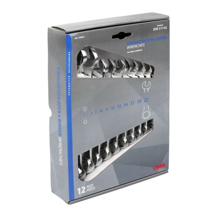 Set 12 Pz Chiavi Combinate