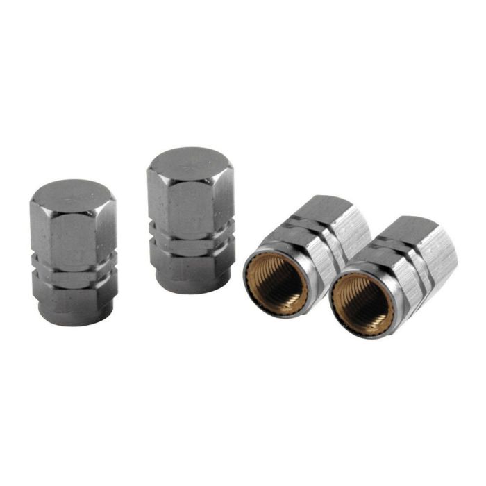 Bouchons de couvercle de valve exagonal en aluminium