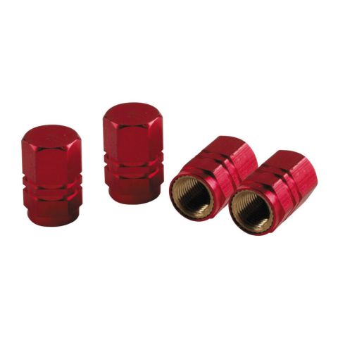 Capuchons de valve exagonal Rouge