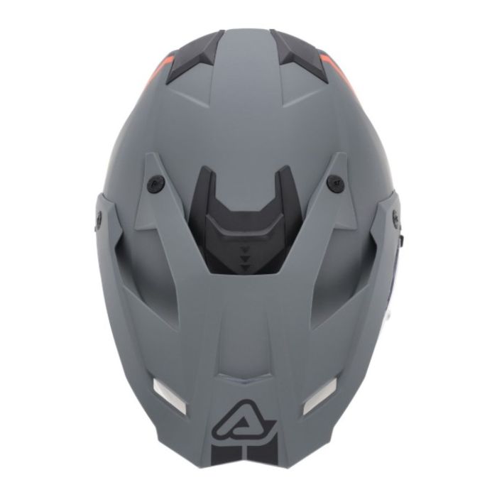 Casco Enduro Acerbis Assault Graphic Nero Arancio Fluo