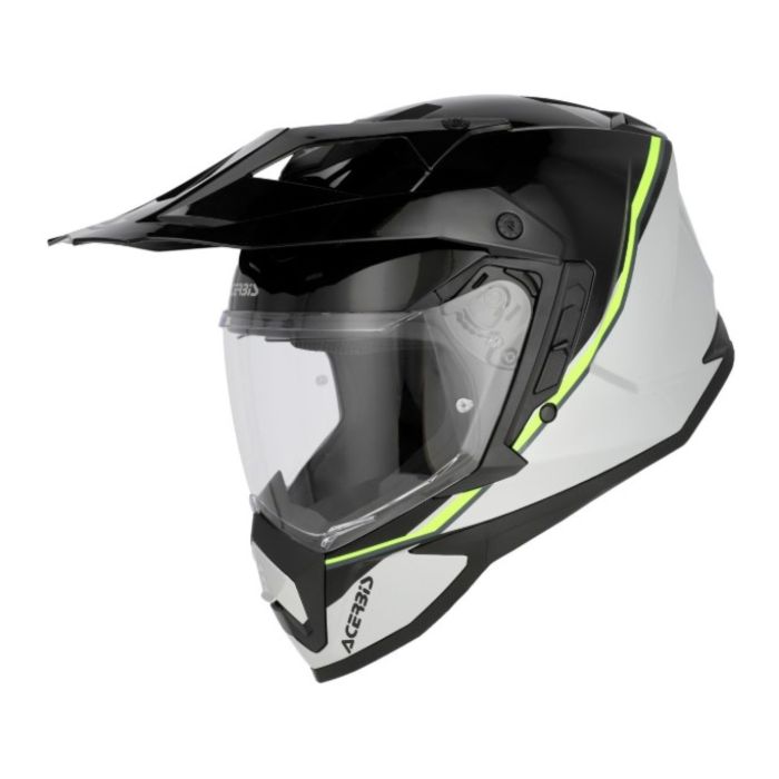 Casco Enduro Acerbis Assault Graphic Black Fluo Yellow