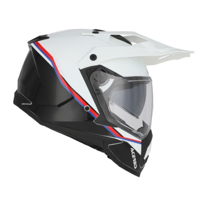 Casco Enduro Acerbis Assault Graphic White Black