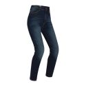 Jeans Moto Pmj Sara Vita Alta Made In Italy Blue