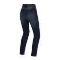 Jeans Moto Pmj Sara Vita Alta Made In Italy Blue