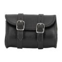 Telepass Leather Holder Double Cing Closure