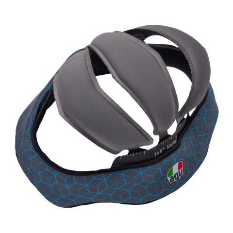 Agv Calotta Interna Pista Gp Rr Grey / Cyan Tg. L