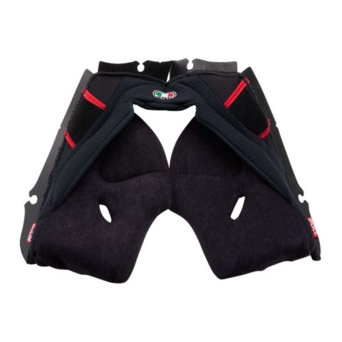 Agv Guanciali Pista Gp Rr Black / Red Tg. Xxl