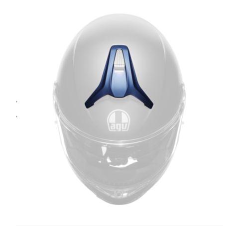 Agv Front Vent Cover Painted Tourmodular Galassia Blue