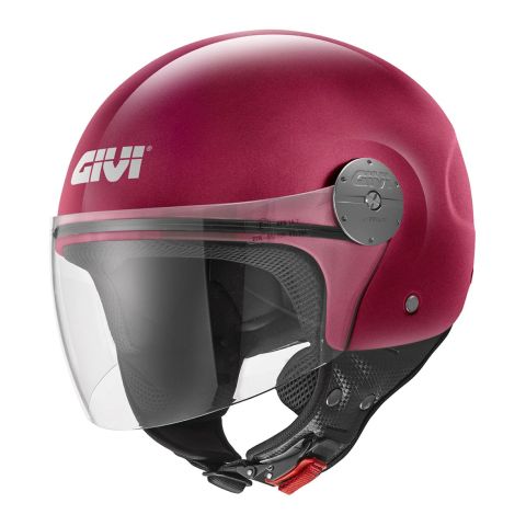 Casco D-jet Givi 10.7 Evo Solid Bordeaux