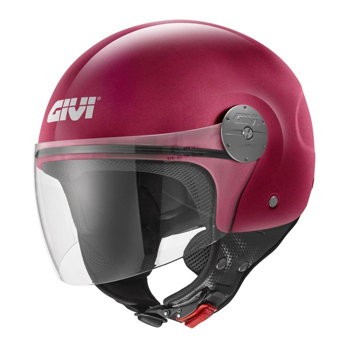 Casco D-jet Givi 10.7 Evo Solid Bordeaux