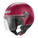 Casco D-jet Givi 10.7 Evo Solid Bordeaux