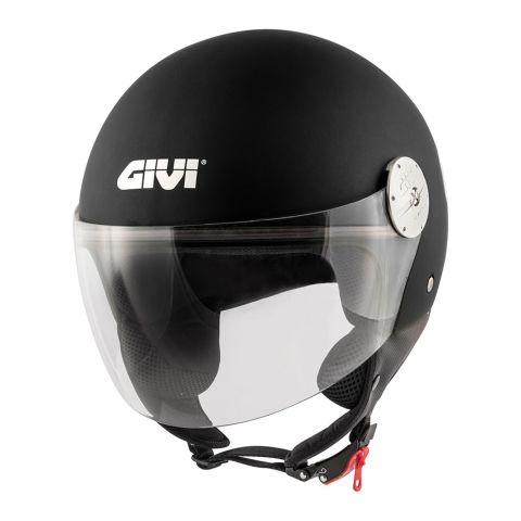 Casco D-jet Givi 10.7 Evo Solid Nero Opaco