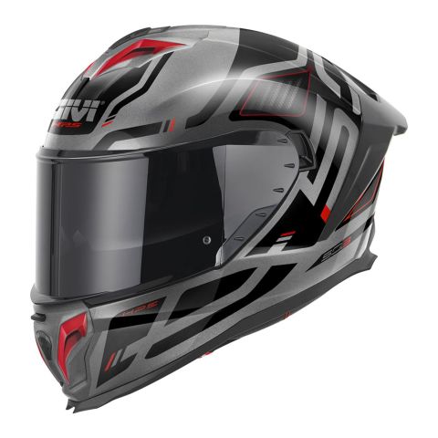 Casco Integrale Givi 50.3 Quasar Titanio Rosso Nero