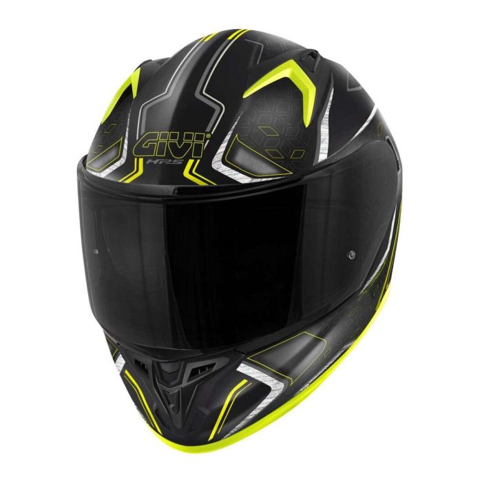 Casco Integrale Givi 50.8 Mystical Nero Giallo Fluo