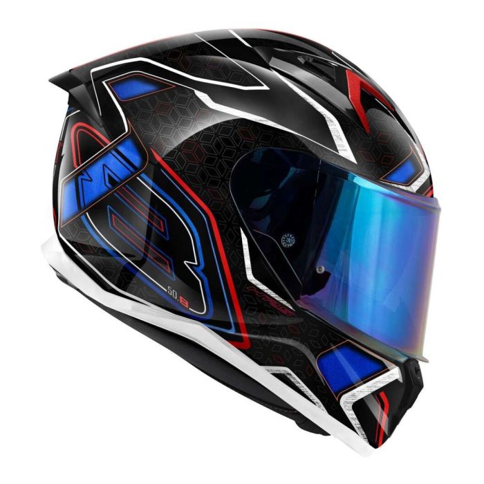 Casco Integrale Givi 50.8 Mystical Rosso Bianco Blu