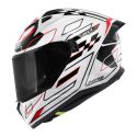 Casco Integrale Givi 50.9 Assault Bianco Nero Rosso