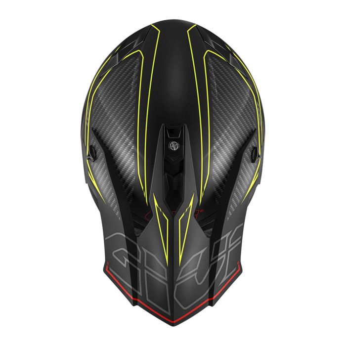 Casco Cross Givi 60.1 Effect Nero Giallo Rosso