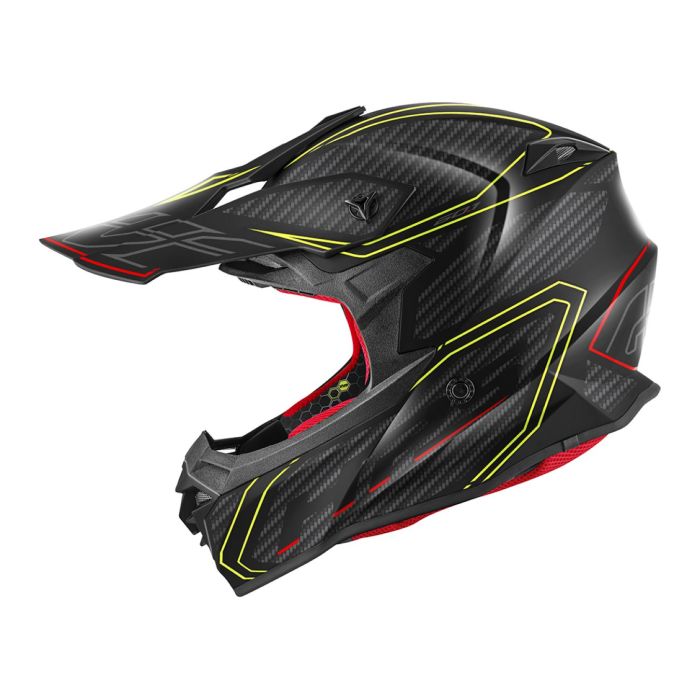 Casco Cross Givi 60.1 Effect Nero Giallo Rosso