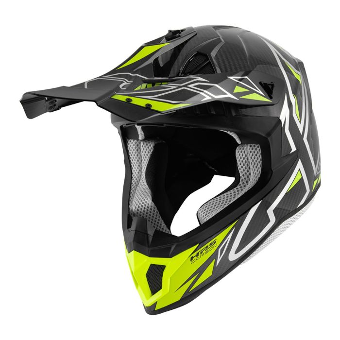 Casco Cross Givi 70.1 Vector Argento Giallo