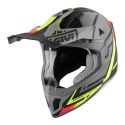 Casco Cross Givi 70.1 Logic Grigio Opaco Giallo