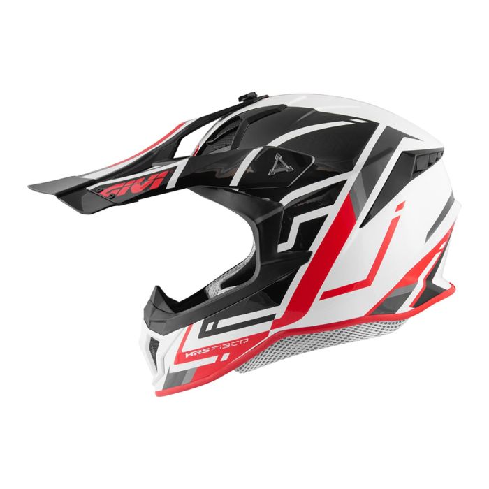 Casco Cross Givi 70.1 Logic Nero Bianco Rosso