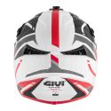Casco Cross Givi 70.1 Logic Nero Bianco Rosso