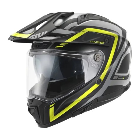 Casco Enduro Givi 80.1 Apex Grigio Nero Giallo