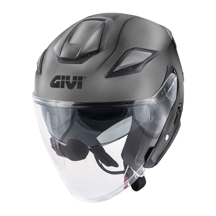 Casco Jet Givi X29 Solid Titanio Opaco
