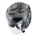 Casco Jet Givi X29 Solid Titanio Opaco