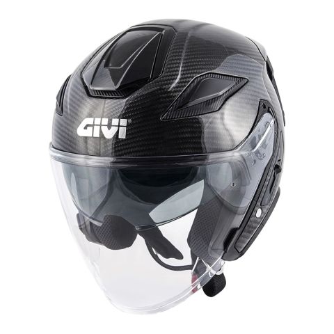 Casco Jet Givi X29 Carbon Solid Carbonio Lucido