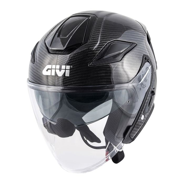 Casco Jet Givi X29 Carbon Solid Carbonio Lucido
