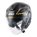 Casco Jet Givi X29 Carbon Carbonio Nero Oro