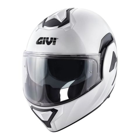 Casco Reversibile Givi X30 Solid Bianco Lucido