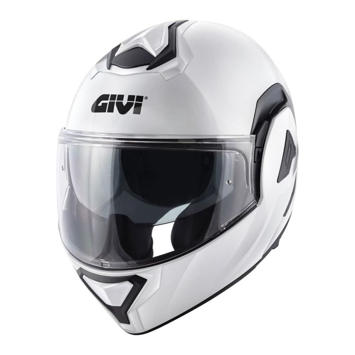 Casco Reversibile Givi X30 Solid Bianco Lucido