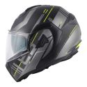 Casco Reversibile Givi X30 Pulsar Nero Op. Giallo