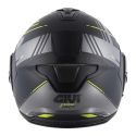 Casco Reversibile Givi X30 Pulsar Nero Op. Giallo